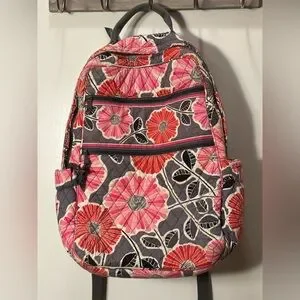 Vera Bradley | Bags | Vera Bradley Pink Red And Gray Floral 